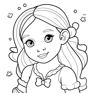 Leah With Magical Sparkles Coloring Page 67115-53107