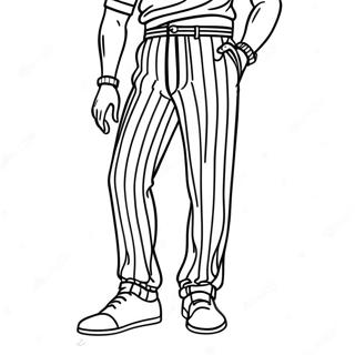 Striped Pants Coloring Page 67145-53139