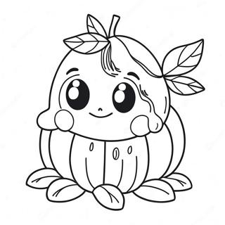 Cute Sprout Character Coloring Page 67155-53142