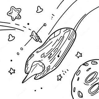 Meteor Coloring Pages