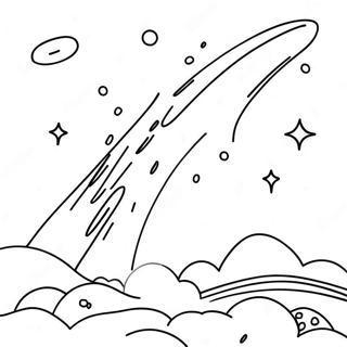 Meteor Shower Coloring Page 67214-53178