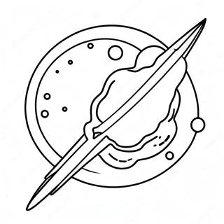 Colorful Meteor Coloring Page 67215-53191