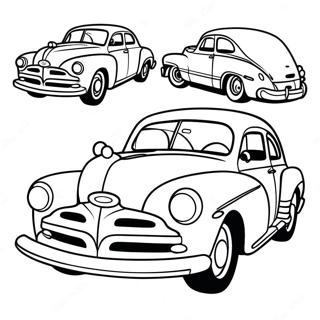 Hudson Hornet Classic Racing Car Coloring Page 67244-53210