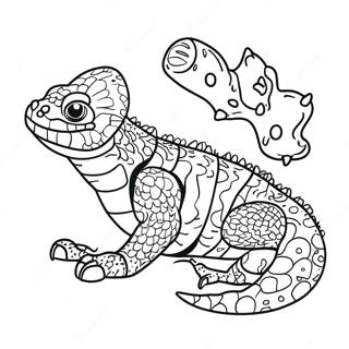 Gila Monster Coloring Pages