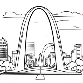 St Louis Arch Coloring Page 67295-53254