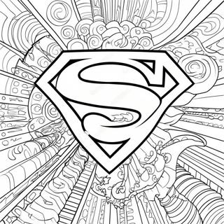 Superman Logos Coloring Pages