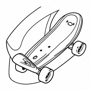 Skateboard Coloring Pages