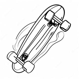 Skateboard Coloring Page 6730-5356