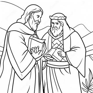 Bible Story Coloring Page 67334-53277