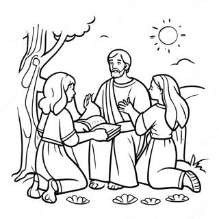 Bible Story Coloring Page 67334-53278