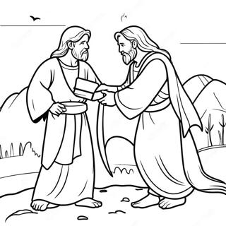 Bible Story Coloring Page 67334-53280