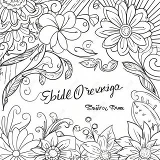 Beautiful Bible Verses Coloring Page 67335-53283