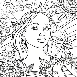 420 Themed Adult Coloring Page 67354-53294