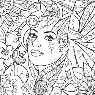 420 Themed Adult Coloring Page 67354-53296