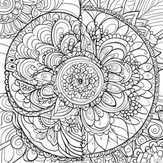 Relaxing Mandala 420 Coloring Page 67355-53301