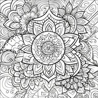 Relaxing Mandala 420 Coloring Page 67355-53304