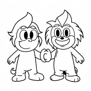 Thing 1 And Thing 2 Coloring Pages