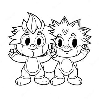 Thing 1 And Thing 2 Coloring Page 67374-53318