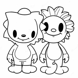 Thing 1 And Thing 2 Coloring Page 67374-53319