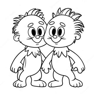 Thing 1 And Thing 2 Coloring Page 67374-53320