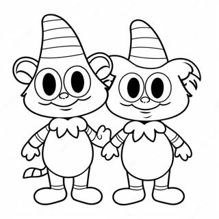 Thing 1 And Thing 2 Coloring Pages