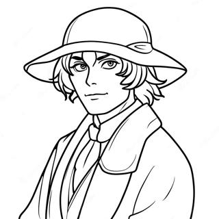 Dazai Coloring Pages