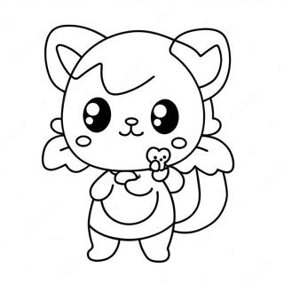 Kawaii Chan Coloring Page 67444-53365