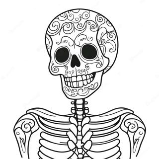 Label The Skeleton Coloring Pages