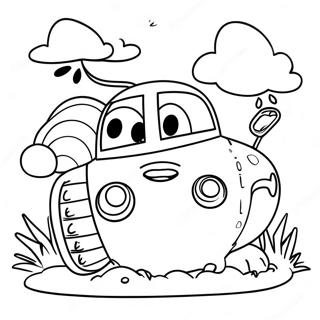 Cloudy With A Chance Of Meatballs 2 Main Characters Coloring Page 67484-53397