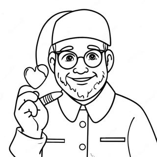 Christmas Dental Coloring Pages