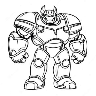 Hulkbuster Coloring Pages