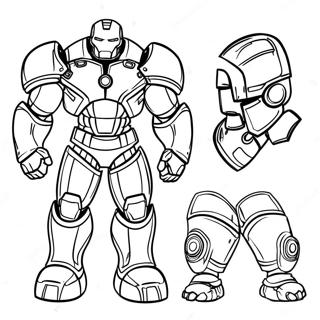 Hulkbuster Armor Coloring Page 67514-53423