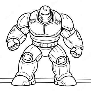 Hulkbuster In Battle Coloring Page 67515-53426