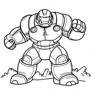 Hulkbuster In Battle Coloring Page 67515-53427