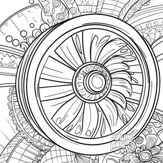 Wheel Coloring Page 67524-53459