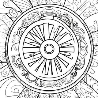 Wheel Coloring Page 67524-53460