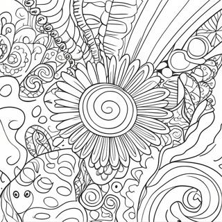 Galaxy Trippy Coloring Page 6760-5420