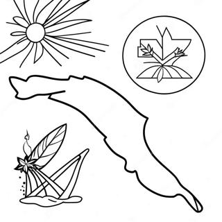 New Zealand Flag Coloring Pages