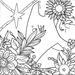 New Zealand Flag Coloring Page 67614-53504