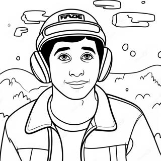 Faze Rug With A Fun Background Coloring Page 67635-53521