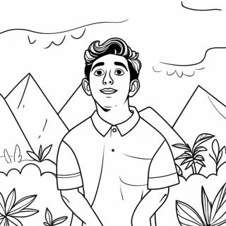 Faze Rug With A Fun Background Coloring Page 67635-53523