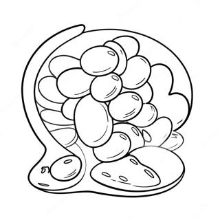 Jelly Beans Coloring Page 67654-53554