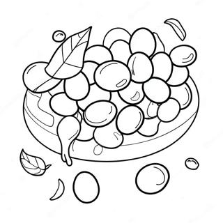 Jelly Beans Coloring Page 67654-53556