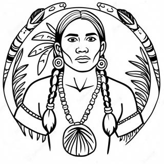 Wampanoag Coloring Pages