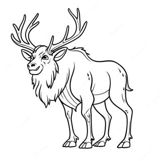 Wendigo Coloring Page 67674-53557