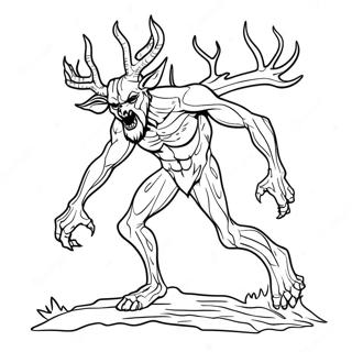 Wendigo Coloring Page 67674-53558