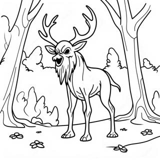 Wendigo Coloring Pages