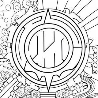 Blink 182 Logo Ausmalbild 67694-53570