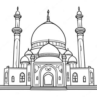 Page À Colorier De Mosquée 67714-53592