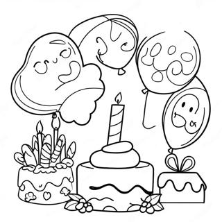 Happy 11th Birthday Coloring Pages